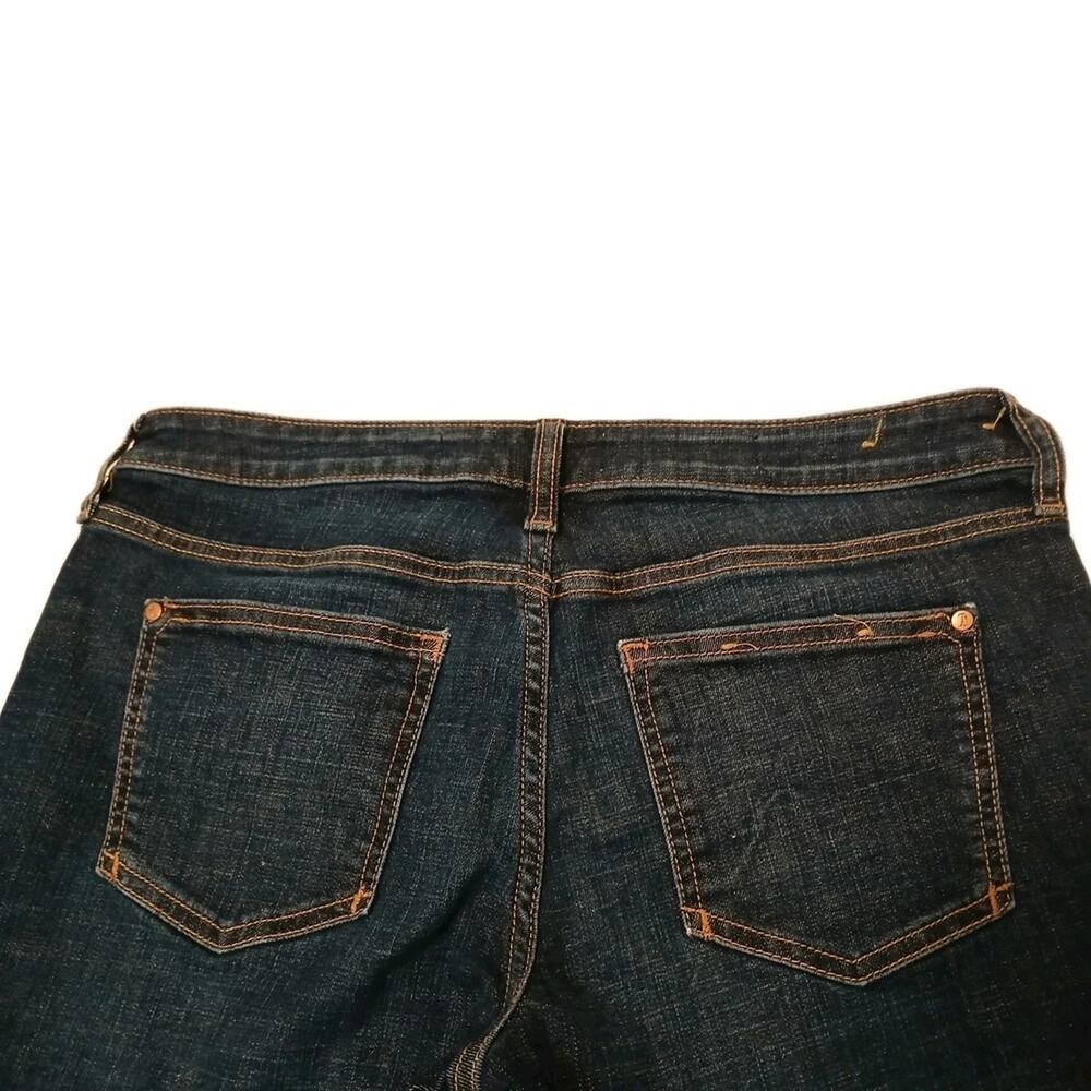 Anthropologie Pilcro Letterpress Blue Denim Shorts 32 Blue Salvage Roll Up $65 - Picture 10 of 16